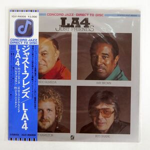 帯付き L.A.4/ジャスト・フレンズ/CONCORD JAZZ ICLF98008 LP