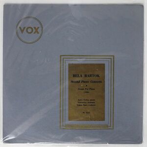 米 ウジェーヌ・ビゴー/バルトーク ピアノ協奏曲第2番＆ピアノ・ソナタ（1926年）/POLYDOR PLP6620 LP