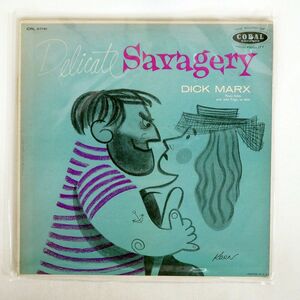 米 DICK MARX/DELICATE SAVAGERY/CORAL CRL57151 LP