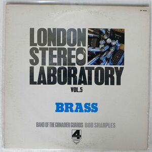 4CH BOB SHARPLES/LONDON STEREO LABORATORY, VOL.5 - BRASS/LONDON GP4005 LP