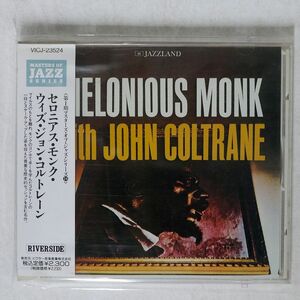 THELONIOUS MONK/WITH JOHN COLTRANE/RIVERSIDE VICJ-23524 CD □