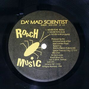 MAD SCIENTIST/NEVER FEAR/ROACH MUSIC RM830 12