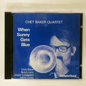CHET BAKER QUARTET/WHEN SUNNY GETS BLUE/STEEPLECHASE SCCD-31221 CD □