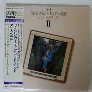 紙ジャケ SINGERS UNLIMITED/A CAPELLA II/MPS UCCM9015 CD □