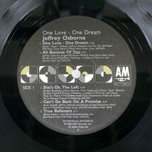 米 JEFFREY OSBORNE/ONE LOVE - ONE DREAM/A&M SP5205 LP_画像2