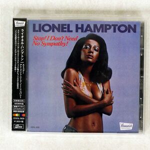 LIONEL HAMPTON/STOP! I DON’T NEED NO SYMPATHY!/SOLID CDSOL5826 CD □