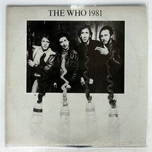 ブート THE WHO/1981/NOT ON LABEL W2803C LP