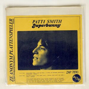 ブート PATTI SMITH/SUPERBUNNY/NOT ON LABEL 78901 LP
