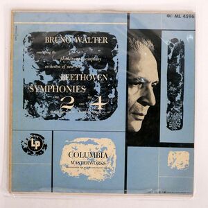 米 ブルーノ・ワルター/ベートーヴェン：交響曲第2番ニ長調作品36/COLUMBIA MASTERWORKS ML4596 LP