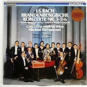 独 CONCENTUS MUSICUS WIEN, NIKOLAUS HARNONCOURT/BACH BRANDENBURGISCHE KONZERTE NR. 3?5?6/TELEFUNKEN 6.42840 LP