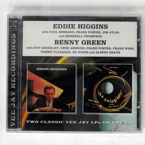 未開封 EDDIE HIGGINS+BENNIE GREEN/EDDIE HIGGINS+THE SWING(2LP ON 1CD)/VEE JAY VJ-015 CD □