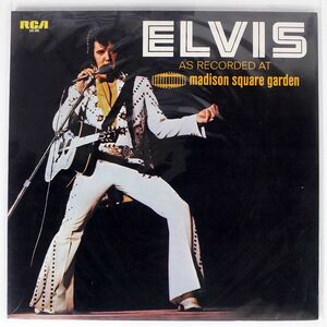 エルヴィス・プレスリー/ELVIS AS RECORDED AT MADISON SQUARE GARDEN = エルヴィス・オン・ツアー/RCA SX86 LP