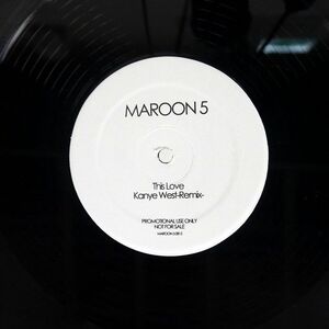 マルーン 5/THIS LOVE/NOT ON LABEL (MAROON 5) MAROON50815 12