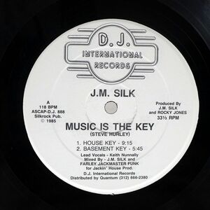 J.M. SILK/MUSIC IS THE KEY/D.J. INTERNATIONAL DJ888 12