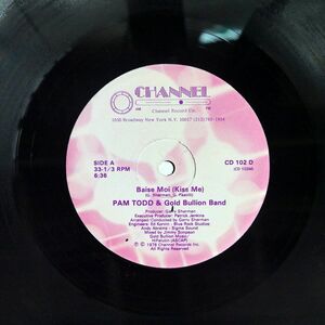 PAM TODD/BAISE MOI (KISS ME)/CHANNEL CD102D 12