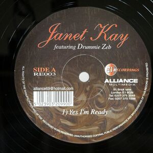 JANET KAY/YES I’M READY/E1 RE003 12