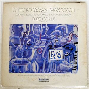 CLIFFORD BROWN,MAX ROACH/PURE GENIUS/ELEKTRA P11186 LP