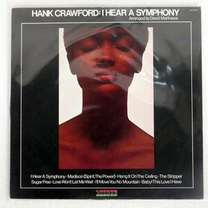 HANK CRAWFORD/I HEAR A SYMPHONY/KUDU GP3050 LP