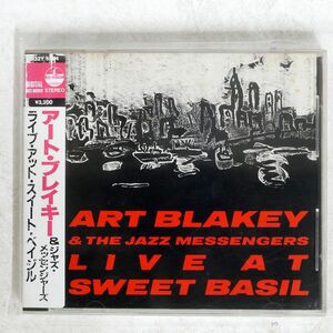 ART BLAKEY & THE JAZZ MESSENGERS/LIVE AT SWEET BASIL/PADDLE WHEEL K32Y 6024 CD □