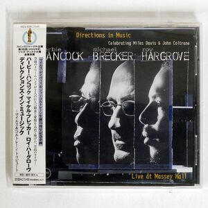 HERBIE HANCOCK, MICHAEL BRECKER, ROY HARGROVE/DIRECTIONS IN MUSIC - LIVE AT MASSEY HALL/VERVE UCCV1030 CD □