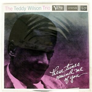 TEDDY WILSON TRIO/THESE TUNES REMIND ME OF YOU/VERVE 23MJ3199 LP
