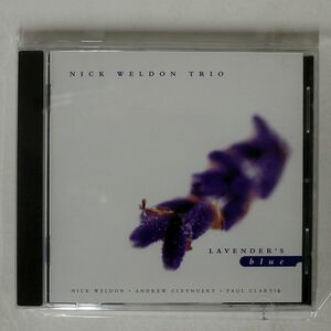 NICK WELDON TRIO/LAVENDER’S BLUE/VERGE 001CD CD □
