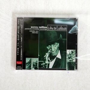 SONNY ROLLINS/LIVE IN LONDON/FORTUNATE FTCD-13 CD □