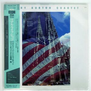 帯付き GARY BURTON QUARTET/REAL LIFE HITS/ECM 25MJ3468 LP