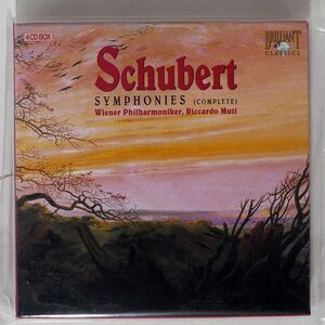 RICCARDO MUTI/SCHUBERT: SYMPHONIES (COMPLETE)/BRILLIANT CLASSICS 92778 CD