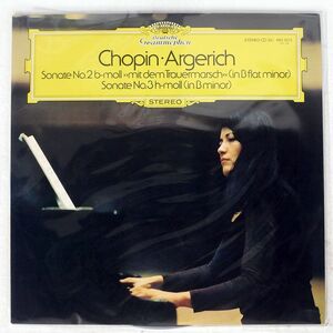 MARTHA ARGERICH/CHOPIN SONATE NO.2/DG MG1273 LP