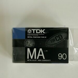 未使用品 未開封 NONE/MA-90 (TYPEメタルポジション90分）/TDK MA90X2G カセットテープ