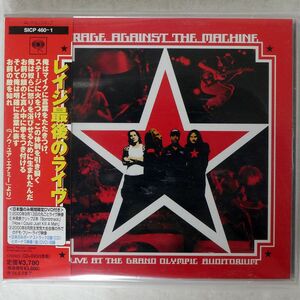 RAGE AGAINST THE MACHINE/LIVE AT THE GRAND OLYMPIC AUDITORIUM/SONY INT’L SICP460 CD