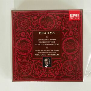 紙ジャケ WOLFGANG SAWALLISCH/BRAHMS:ORCHESTRAL WORKS/EMI CLASSICS 5 75502 2 CD
