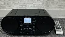 ●　SONY　ソニー　パーソナルオーディオシステム　ZS-RS81BT　CDラジオ　ワイドFM対応　Bluetooth搭載　リモコン付き　電化製品_画像1