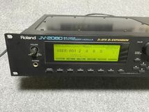 Roland JV-2080 完動品 バッテリー新品交換済 音源モジュール_画像2