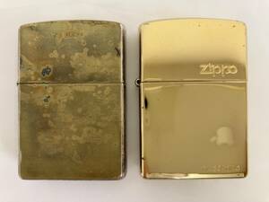 ★1円～ 2点セット ZIPPO ジッポー Ti_COATING ジッポ オイル ライター まとめて