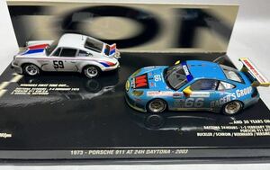 PORSCHE 911 AT 24H DAYTONA 2台Set 911 RSR 2.8(Narrow) 1973 ,911 GT3 RS (996) 2003