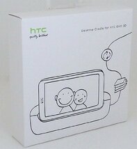 即決・送料込)【HTC純正 充電スタンド】HTC au EVO 3D ISW12HT 用 デスクトップ 充電器付き スタンド_画像3