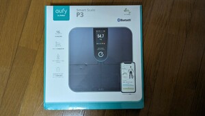 Anker Eufy (ユーフィ) Smart Scale P3 （体重体組成計）【アプリ対応/Fitbit連携/体脂肪率/BMI/心拍数/筋肉量/基礎代謝量/】ブラック