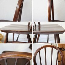 ■店頭価格　￥３８５００■アーコール・フープバックチェア８６■英国　Ercol 古木椅子　スピンドル ヴィンテージ_画像8