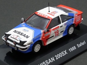 ★★★日曜夜★ルース★NISSAN 200SX★1988 SAFARI★MIKE KIRKLAND★RALLY CAR COLLECTION★CM'S★1/64