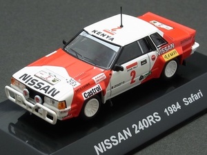 ★★★日曜夜★ルース★SECRET★NISSAN 240RS★1984 SAFARI★SHEKHAR MEHTA★RALLY CAR COLLECTION★CM'S★1/64