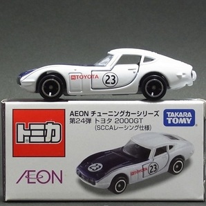 ☆日曜夜☆新品☆TOYOTA 2000GT (SCCA RACING)☆トヨタ 2000GT (SCCAレーシング仕様)☆AEON TUNING CAR NO.24☆TOMICAの画像3