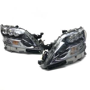 美品 LEXUS レクサス UVF45 UVF46 LS600ｈ LS600hL 中期 純正 LED ヘッドライト 左右セット KOITO 50-110 刻印82 即決/即納