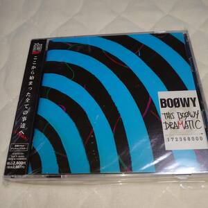 通常盤 中古CD 帯付き 美品 BOOWY「THIS BOOWY DRAMATIC」 氷室京介 布袋寅泰 松井常松 高橋まこと 東京ドーム 渋谷公会堂 日本武道館