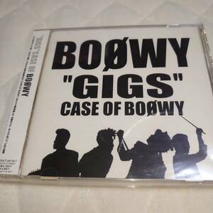 美品 良好 ２枚組CD 帯付 BOOWY「GIGS Case OF BOOWY」 氷室京介 布袋寅泰 松井常松 高橋まこと 横浜・神戸 ＤＶＤ付き