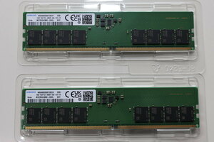 SAMSUNG製メモリ 16GB DDR5 4800MHz 動作確認済み