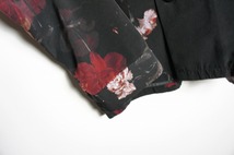 美品18SS LAD MUSICIAN ラッドミュージシャン DECHINE PAJAMA SHIRT INKJET FLOWERフラワー 長袖シャツ 2118-106 黒122O▲_画像5