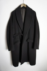 美品22AW Blurhmsブラームス Wool Cashmere Shawl Coat ウール カシミヤ ショール コート ビーバー生地 タイロッケン BHS22F012 207O▲