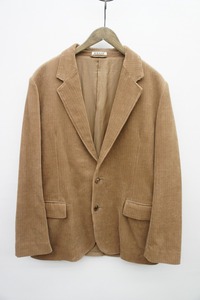 美品19AW AURALEEオーラリー A9AJ01FN WASHED CORDUROY JACKETウォッシュド コーデュロイ ジャケット ベージュ124O▲